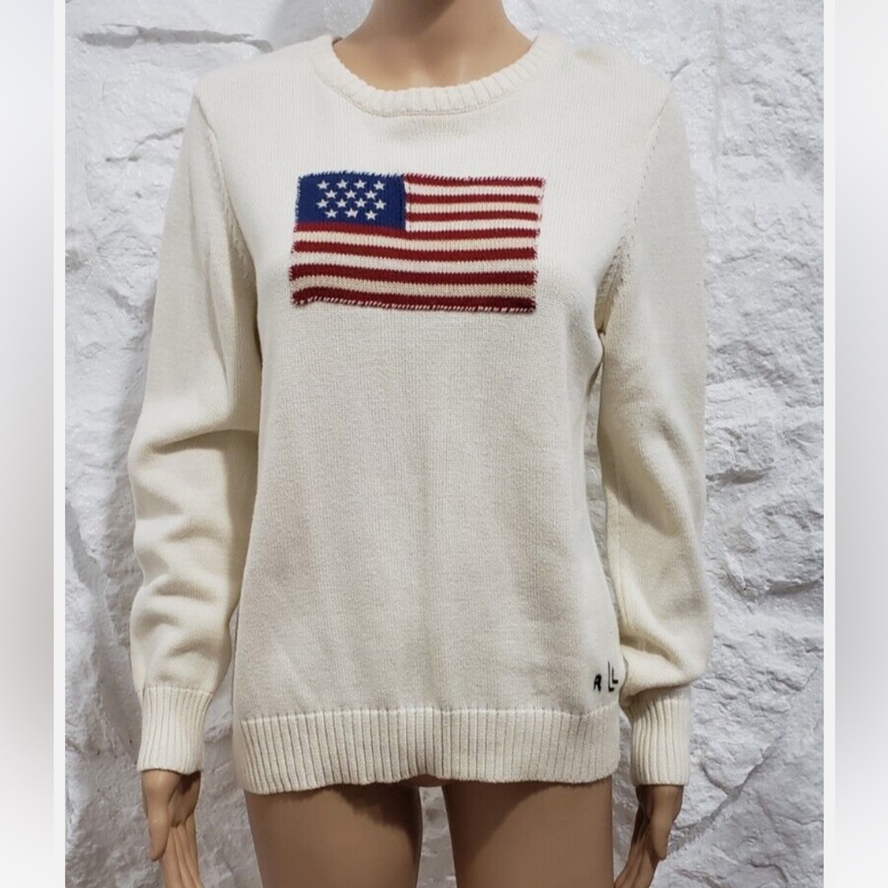 RALPH LAUREN FLAG SWEATER